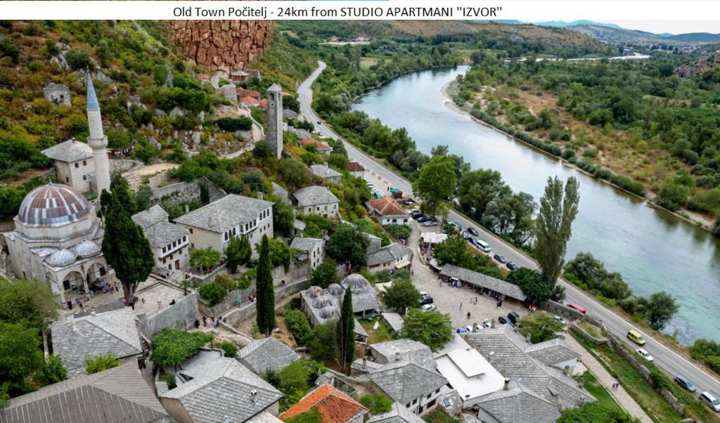 Studio Apartmani Izvor Blagaj Eksteriør billede